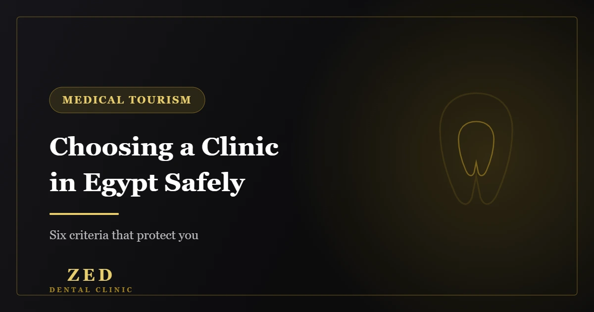 Cover image for Choosing a Clinic in Egypt Safely - Zed Dental Center